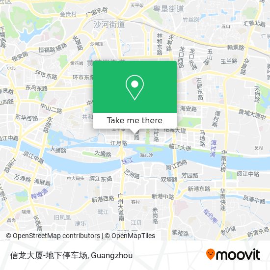信龙大厦-地下停车场 map