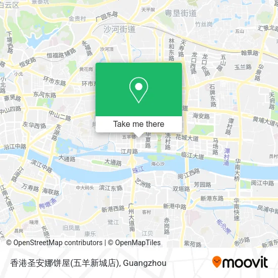 香港圣安娜饼屋(五羊新城店) map