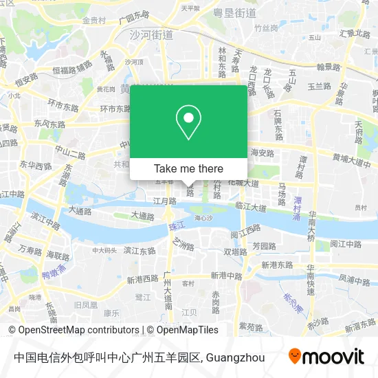 中国电信外包呼叫中心广州五羊园区 map