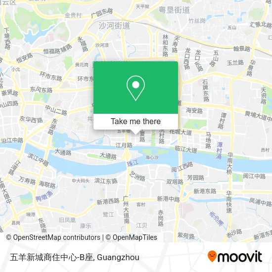 五羊新城商住中心-B座 map