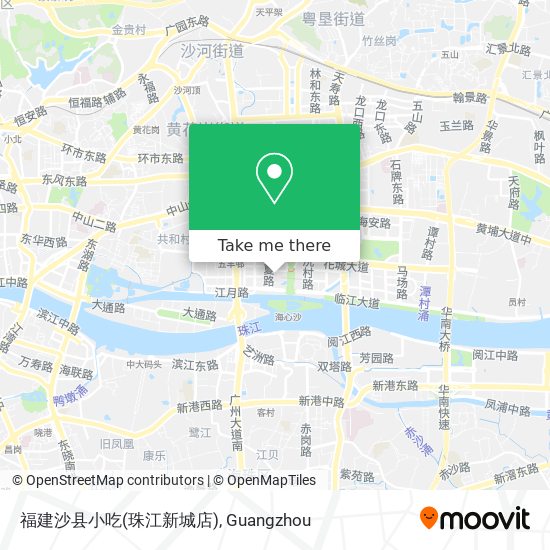 福建沙县小吃(珠江新城店) map
