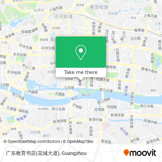 广东教育书店(花城大道) map
