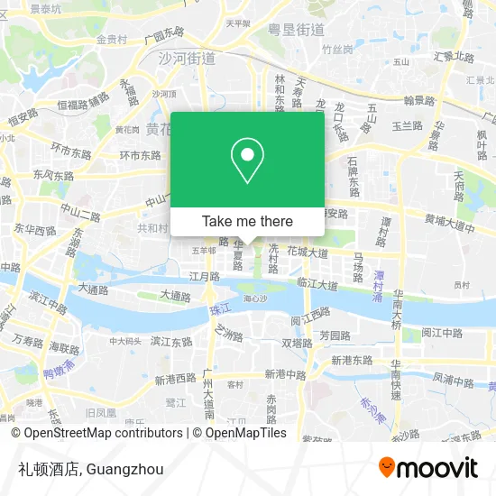 礼顿酒店 map