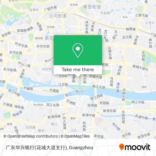 广东华兴银行(花城大道支行) map