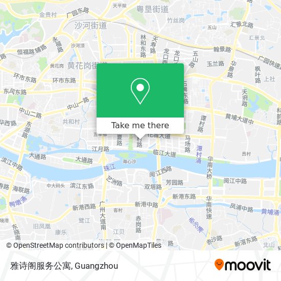 雅诗阁服务公寓 map