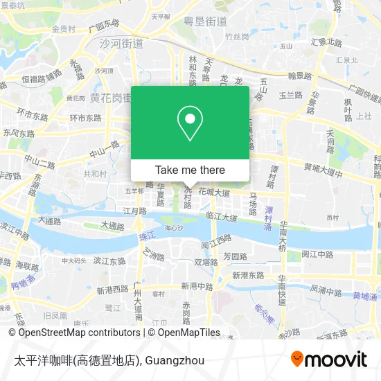 太平洋咖啡(高德置地店) map