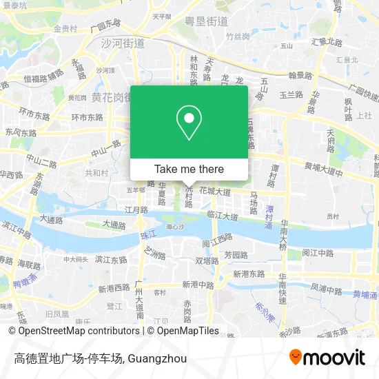 高德置地广场-停车场 map