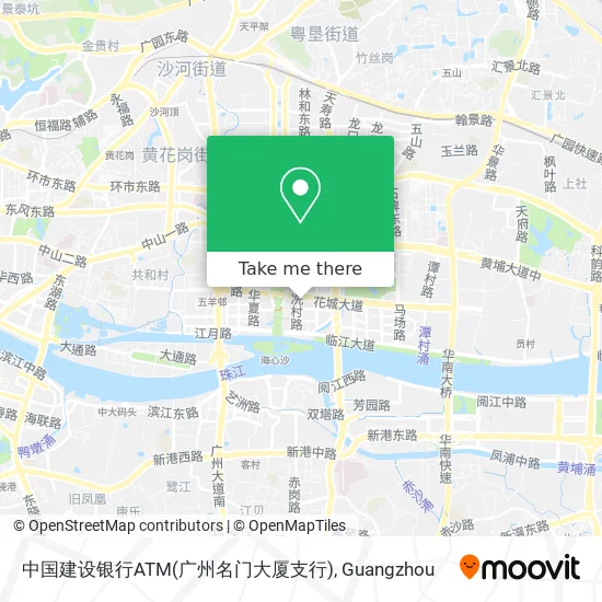 中国建设银行ATM(广州名门大厦支行) map
