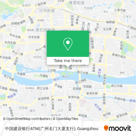 中国建设银行ATM(广州名门大厦支行) map