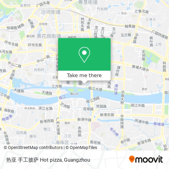 热亚 手工披萨 Hot pizza map
