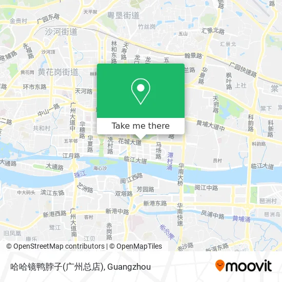 哈哈镜鸭脖子(广州总店) map