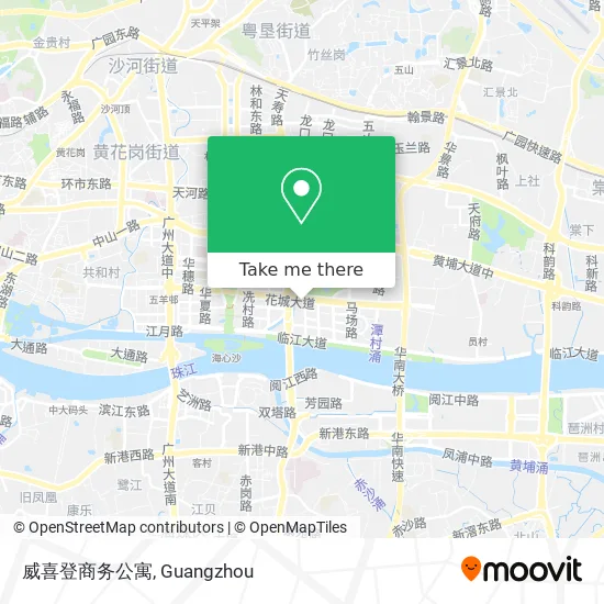 威喜登商务公寓 map