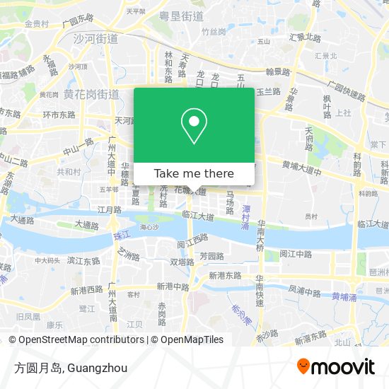 方圆月岛 map