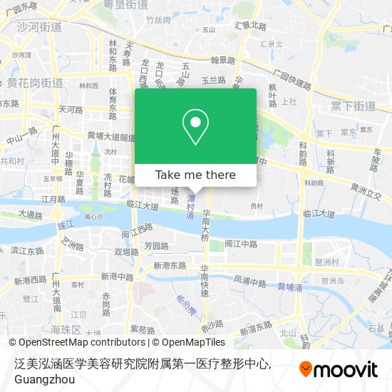 泛美泓涵医学美容研究院附属第一医疗整形中心 map