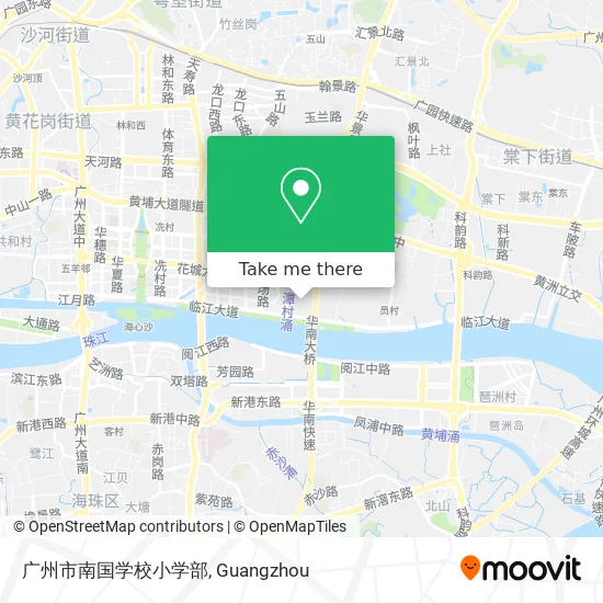 广州市南国学校小学部 map