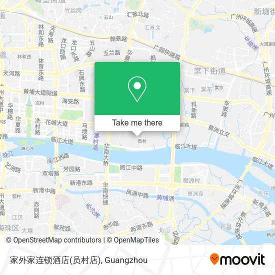 家外家连锁酒店(员村店) map