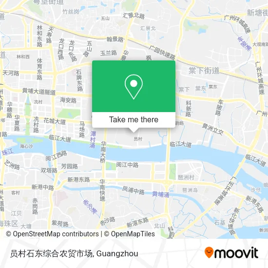 员村石东综合农贸市场 map