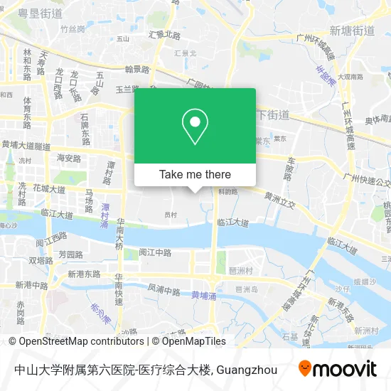 中山大学附属第六医院-医疗综合大楼 map