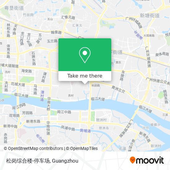 松岗综合楼-停车场 map