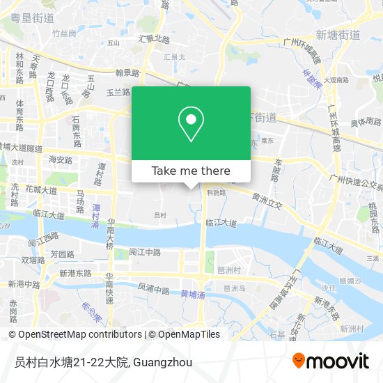 员村白水塘21-22大院 map