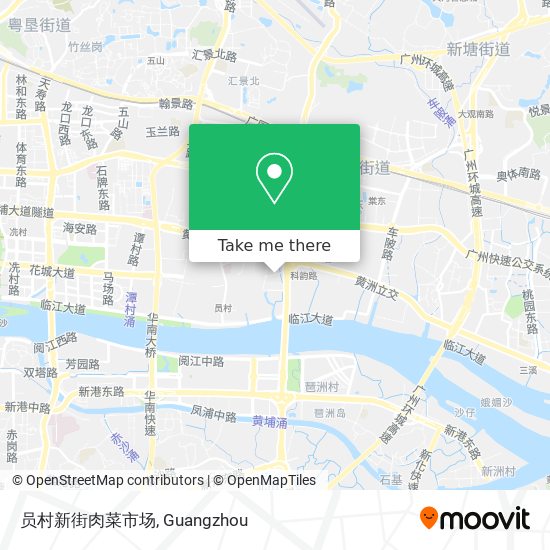 员村新街肉菜市场 map