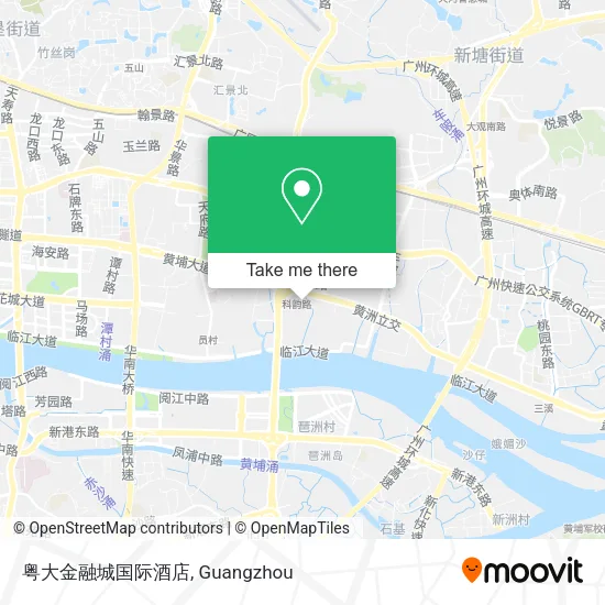 粤大金融城国际酒店 map