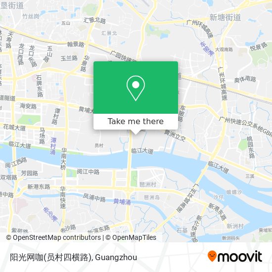 阳光网咖(员村四横路) map