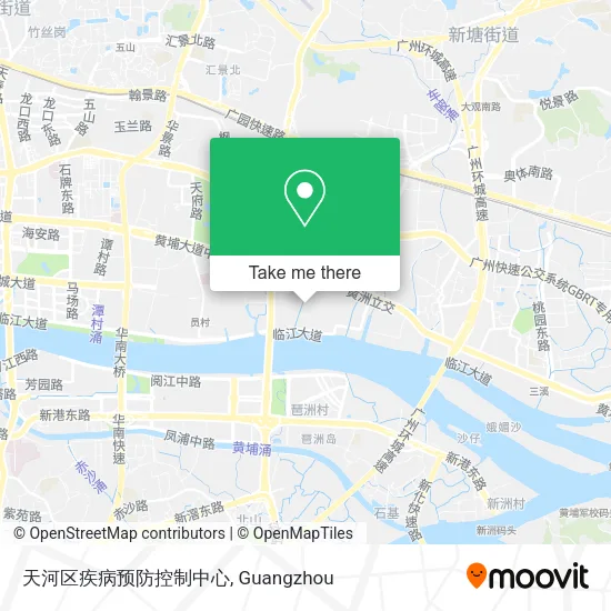 天河区疾病预防控制中心 map