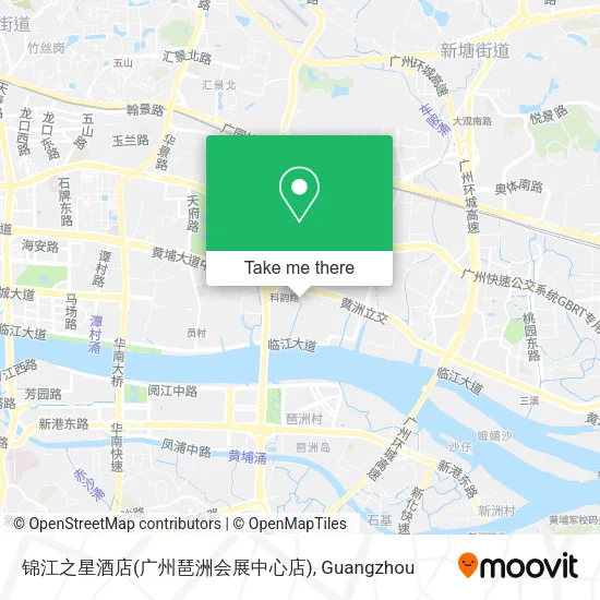 锦江之星酒店(广州琶洲会展中心店) map