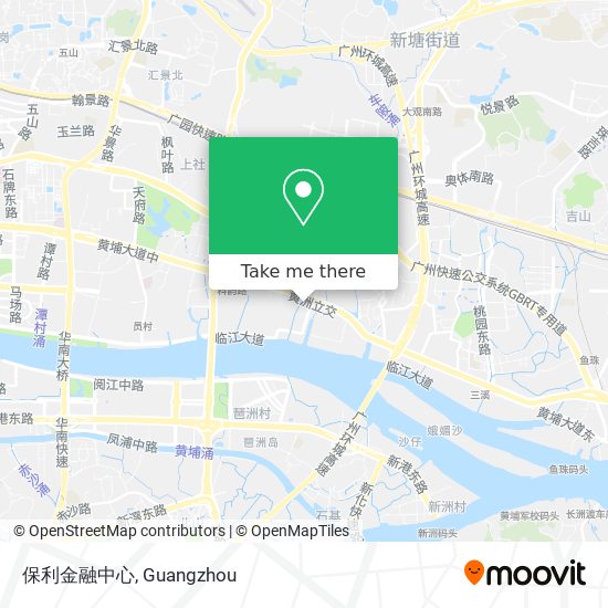 保利金融中心 map
