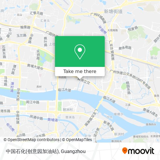 中国石化(创意园加油站) map