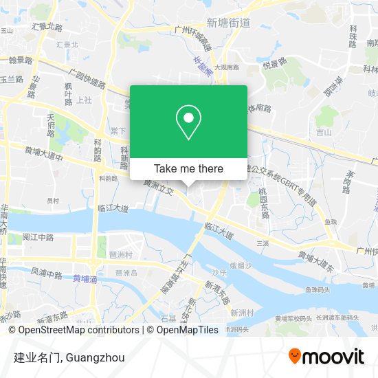 建业名门 map