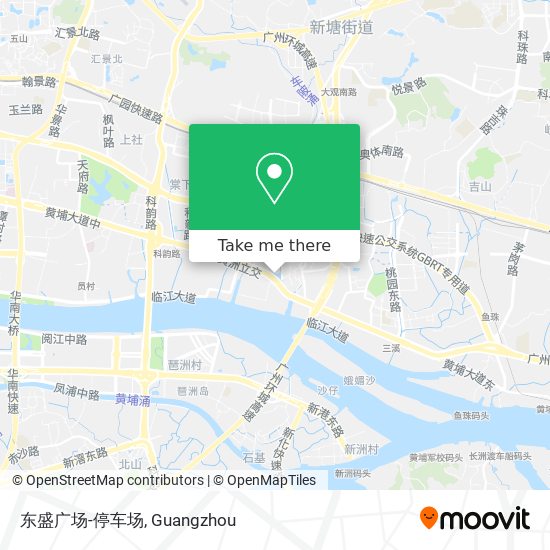 东盛广场-停车场 map
