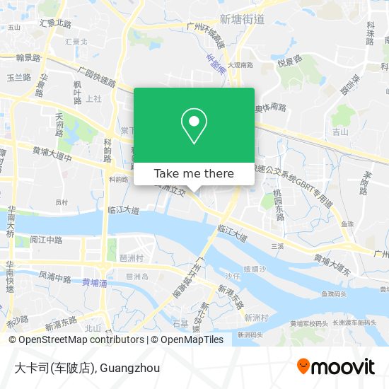 大卡司(车陂店) map