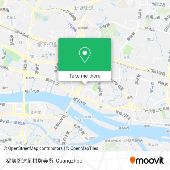 福鑫阁沐足棋牌会所 map