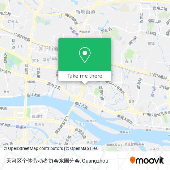 天河区个体劳动者协会东圃分会 map