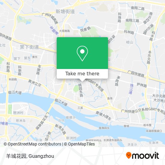 羊城花园 map