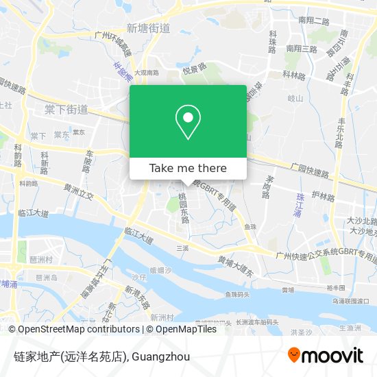 链家地产(远洋名苑店) map