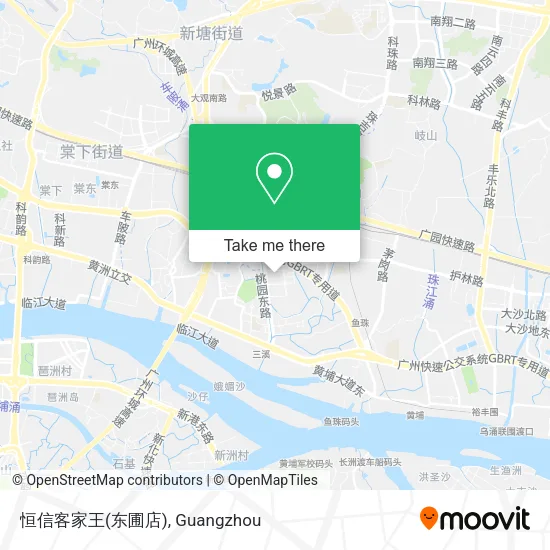 恒信客家王(东圃店) map