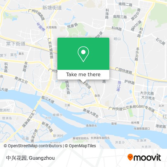 中兴花园 map