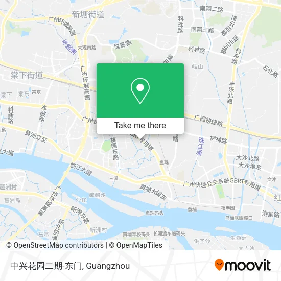 中兴花园二期-东门 map