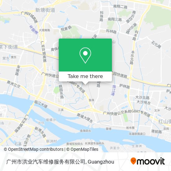 广州市洪业汽车维修服务有限公司 map