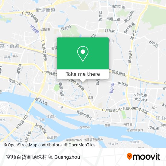 富顺百货商场珠村店 map