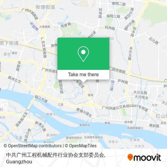 中共广州工程机械配件行业协会支部委员会 map