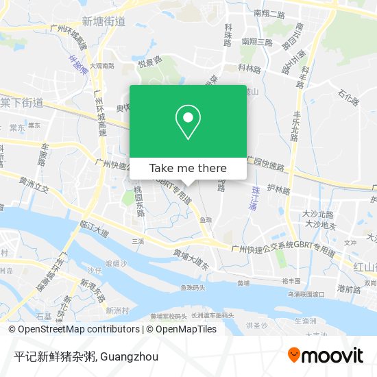 平记新鲜猪杂粥 map
