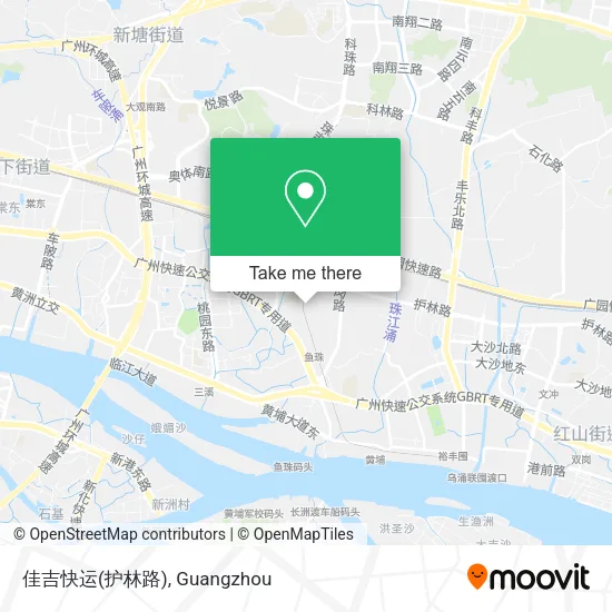 佳吉快运(护林路) map