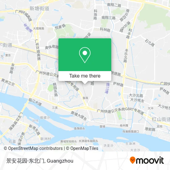 景安花园-东北门 map