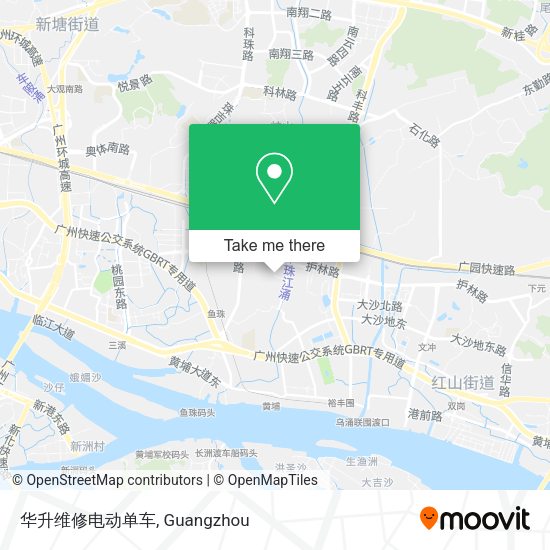 华升维修电动单车 map