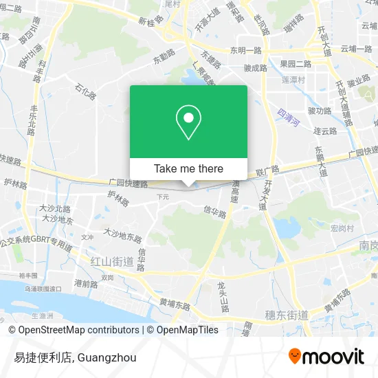 易捷便利店 map