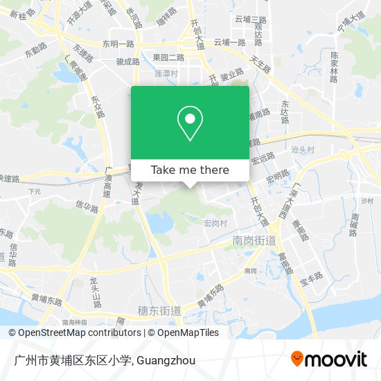 广州市黄埔区东区小学 map